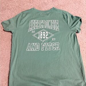 Abercrombie & Fitch Forest Green Graphic Tee